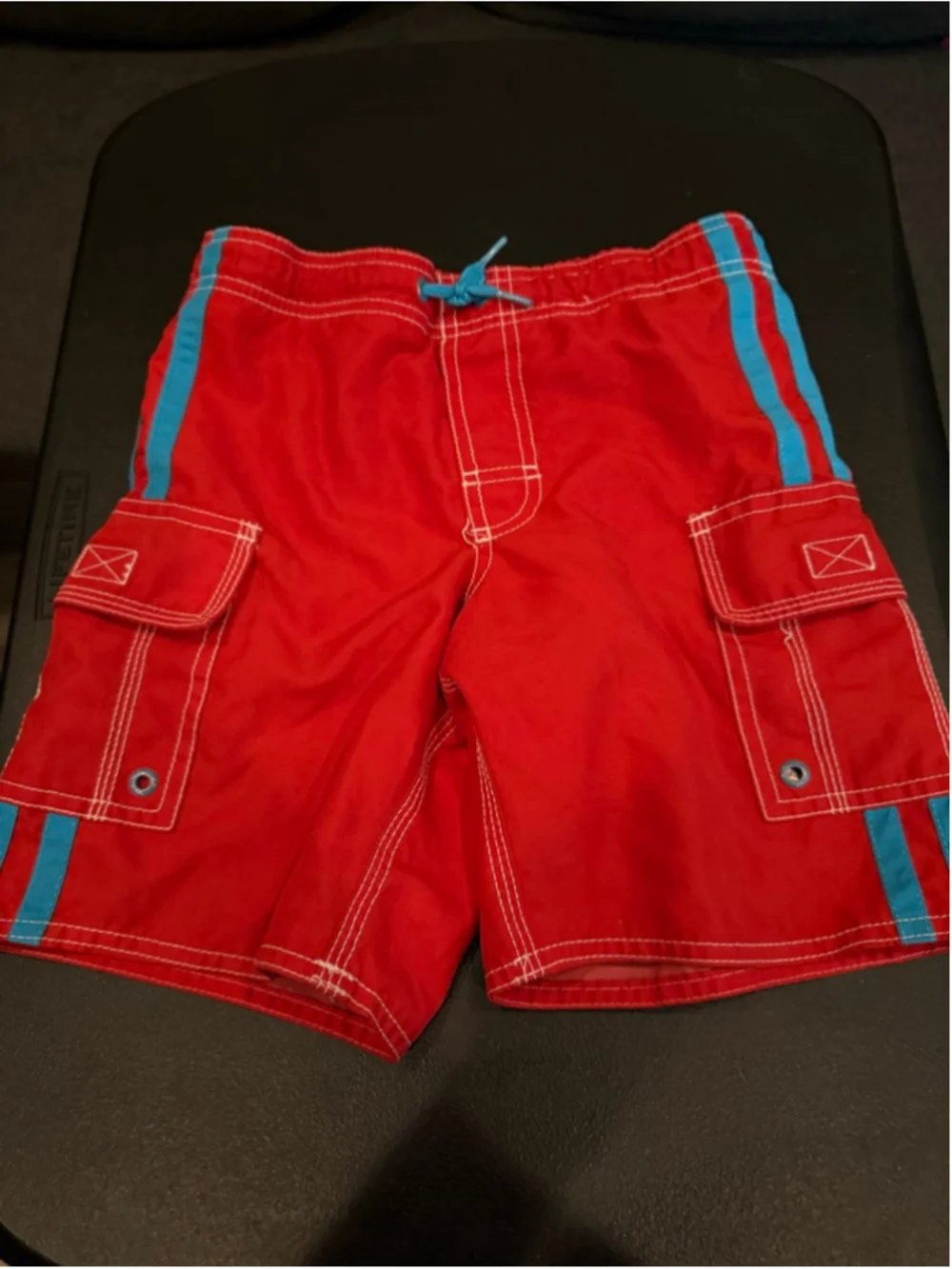 Boys Old Navy Swim Trunks XS Red Blue & Teenage Mutant Ninja Turtles